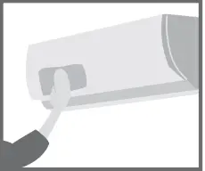 Panasonic CS RU18YKA Air Conditioner - Indoor unit