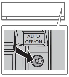 Panasonic CS RU18YKA Air Conditioner - The remote