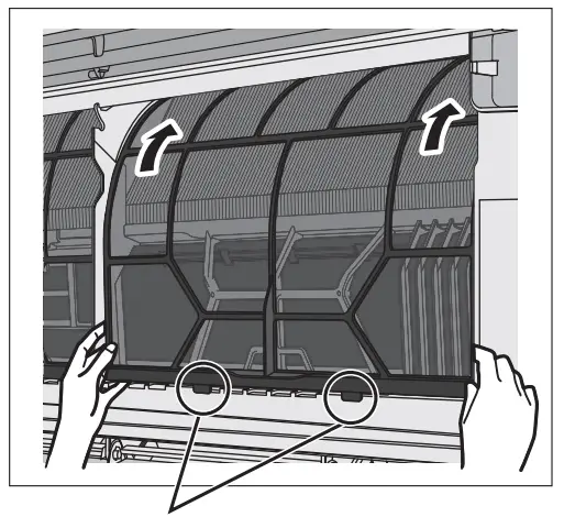 Panasonic CS RU18YKA Air Conditioner - air fi lter