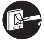 Panasonic CS RU18YKA Air Conditioner -switching off the