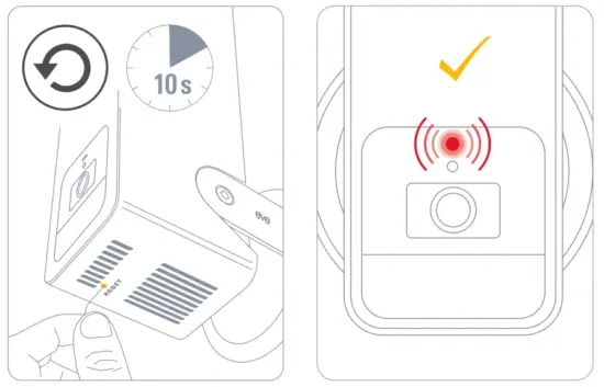 eve CES 2022 Outdoor Camera - Reset2
