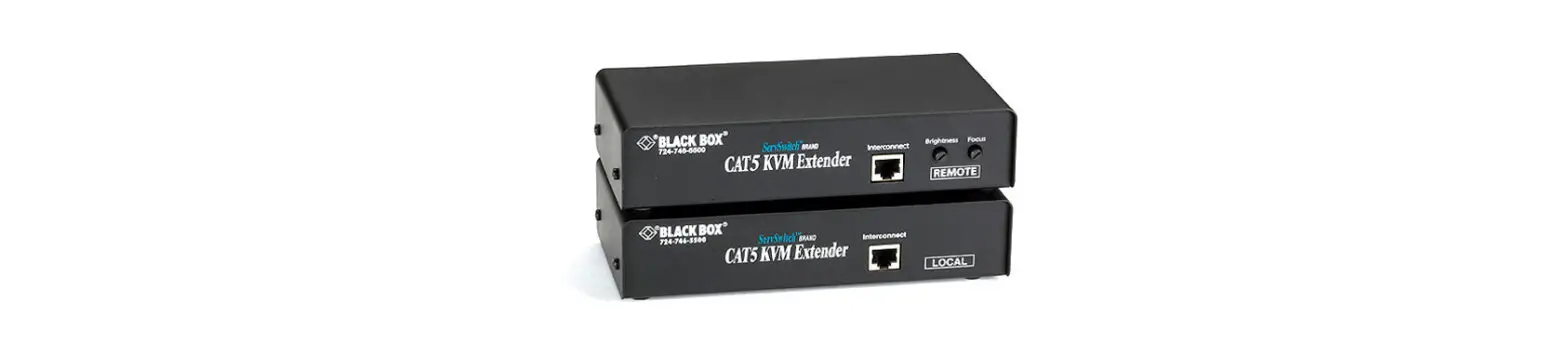 Black Box Kvx Series Kvxlcdp-100 4k Dp Kvm Extender User Manual