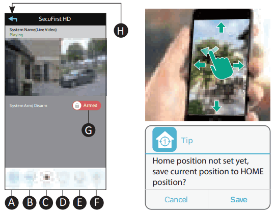 SecuFirst CAM214Z Wi-Fi IP Security Dome Camera PTZ Outdoor Black - Box Content 9