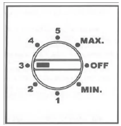 SUMMIT CP351W Refrigerator - Temperature Control