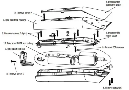 CONAIR GMTL52 All in-One Lithium Powered Face and Body Trimmer - figure 12