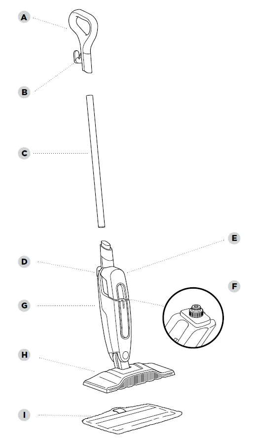 Shark S1200 Series Steam Mop for Deep Cleaning and Sanitizing Hard Floors 1