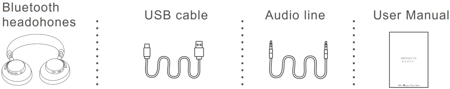 haoer A999 Active Noise Cancelling Headphones - Fig 1