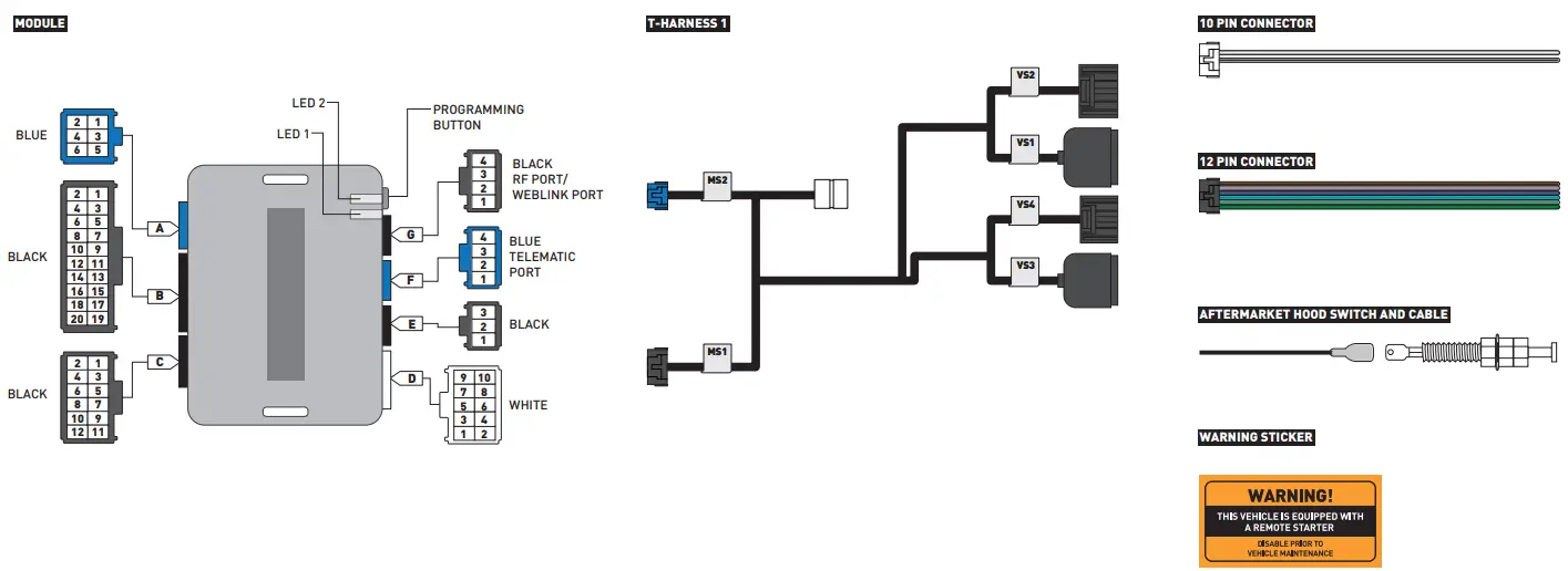 Omegalink OL RS HA6 Remote Starter HONDA 2013 - 2
