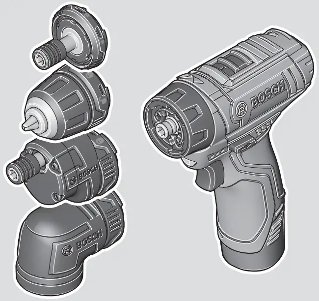 BOSCH GSR 12V 15 FC Professional Cordless Drill Driver