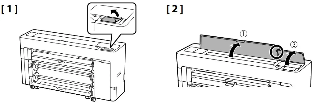 Epson SC P8500D Sure cooler LFP Printer - Removing protective material
