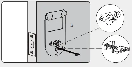 orangeIOT Keyless Entry Deadbolt Lock horizontal slot in the