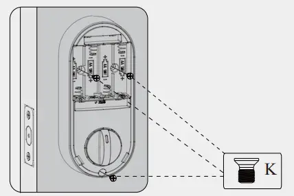 orangeIOT Keyless Entry Deadbolt r assembly