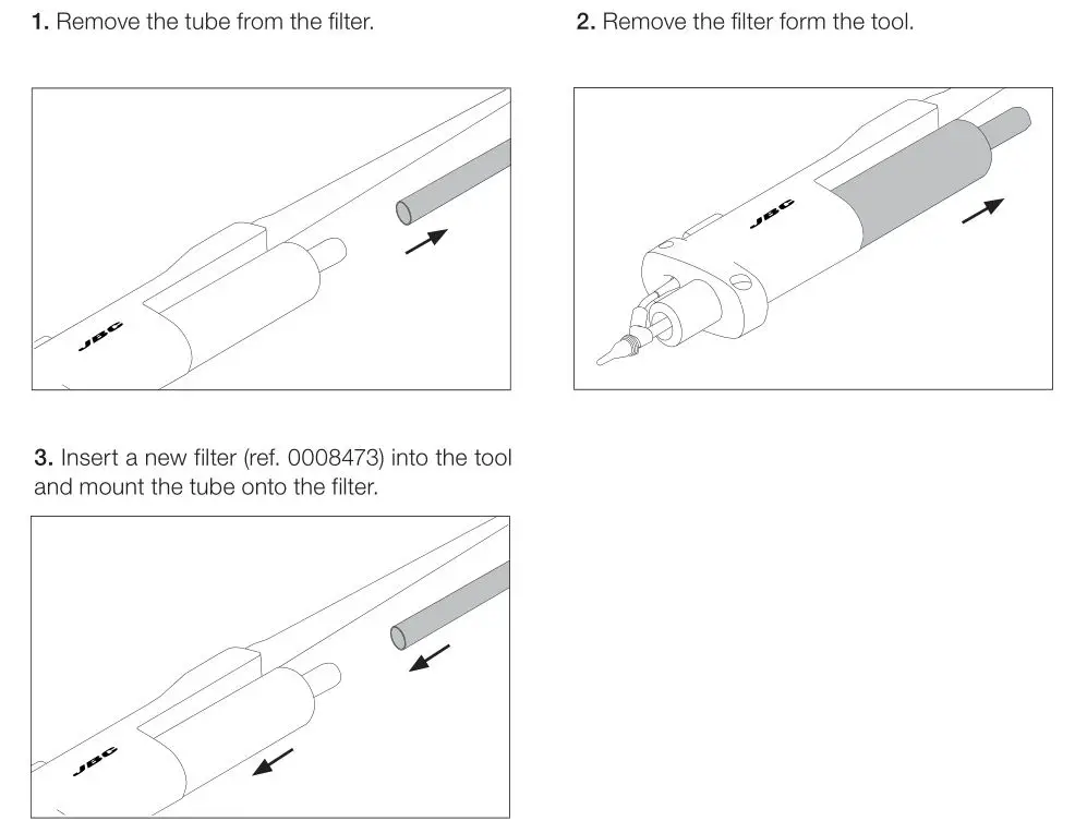 JBC Ds360 Micro Desoldering Iron - Changing Iron Filter