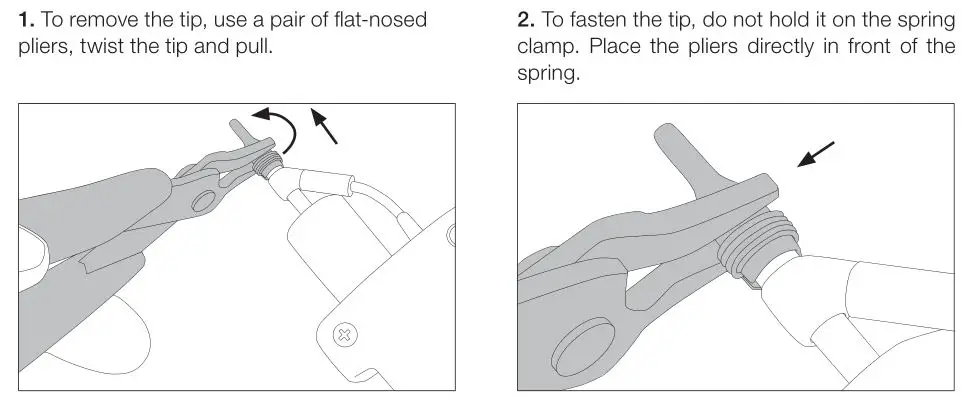 JBC Ds360 Micro Desoldering Iron - Changing Tips