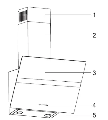 GRUNDIG GDS 2460 B Cooker Hood FIG 1