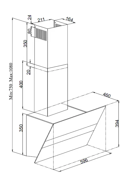 GRUNDIG GDS 2460 B Cooker Hood FIG 2
