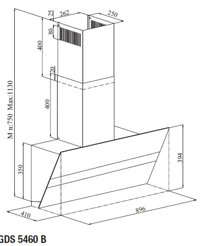 GRUNDIG GDS 2460 B Cooker Hood FIG 3
