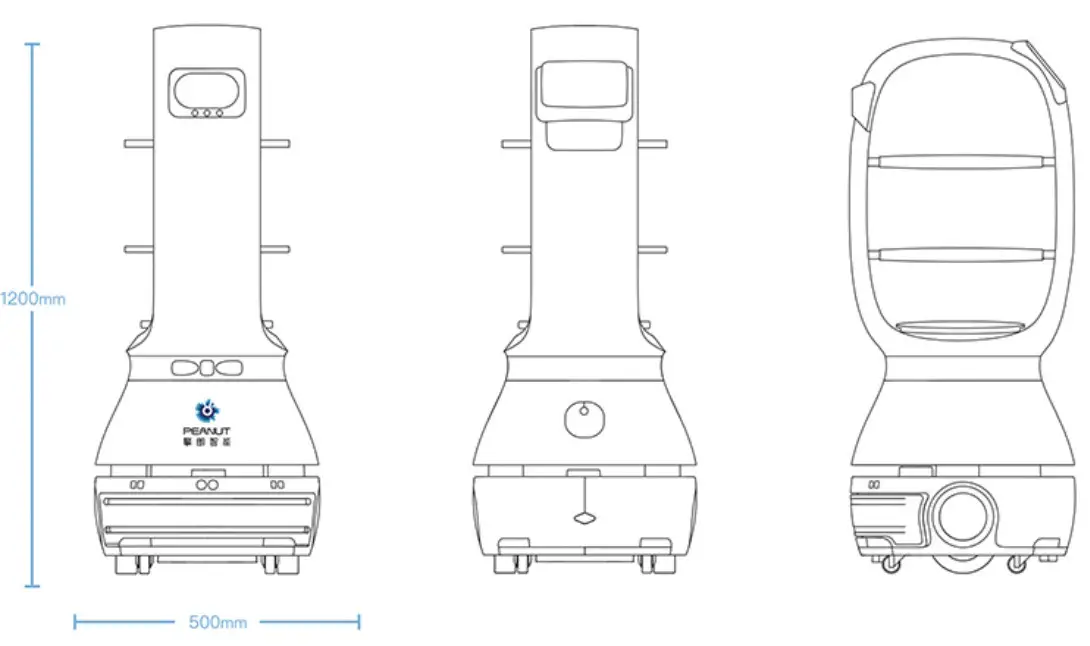 KEENON ROBOTICS PEANUT Commercial Delivery-Data sheet