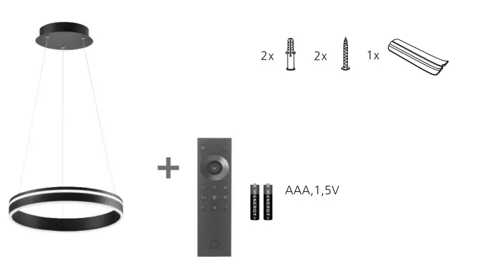 Paul Neuhaus 8410-13 40cm Q-VITO LED Pendant Lamp 2