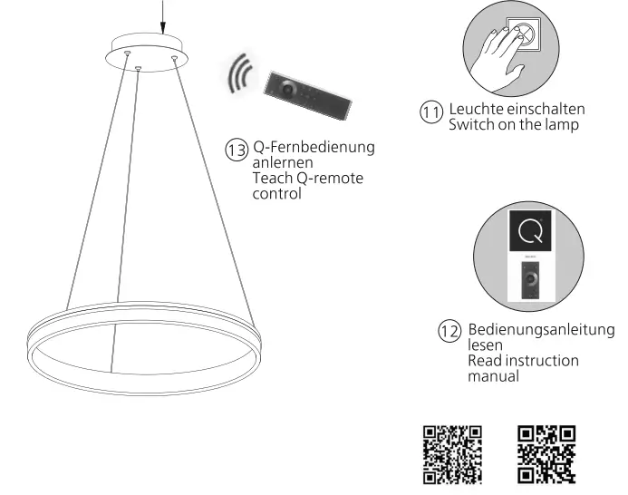 Paul Neuhaus 8410-13 40cm Q-VITO LED Pendant Lamp 5