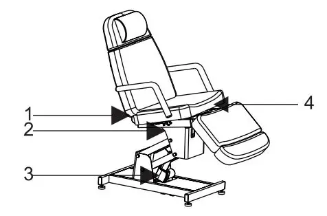 GIMA LETTINO Eeltttrico Per Centri Benessere Electric Beauty Beds User Guide - INSTALLATION