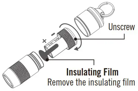 OLIGHT ‎O I1R2PRO BK Flashlight - INSULATING FILM