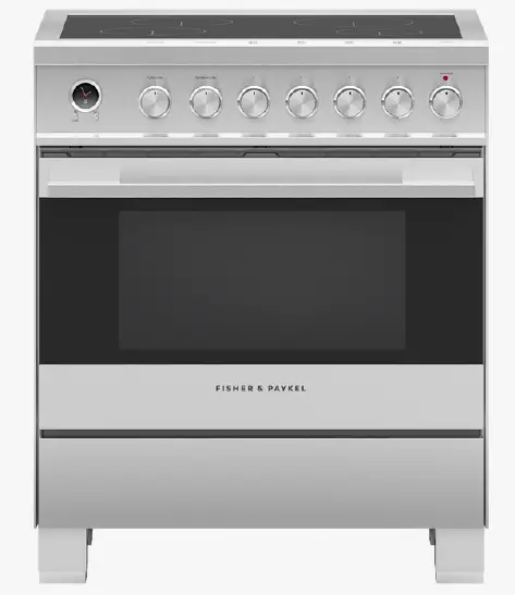 FISHER-PAYKEL-OR30SDI6X1-30-Inch-Stainless-Steel-Induction-Electric-Freestanding-Range-