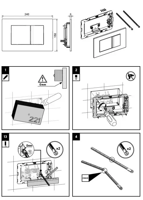 KOLO GT-99400 Technic GT for WC Frame-7