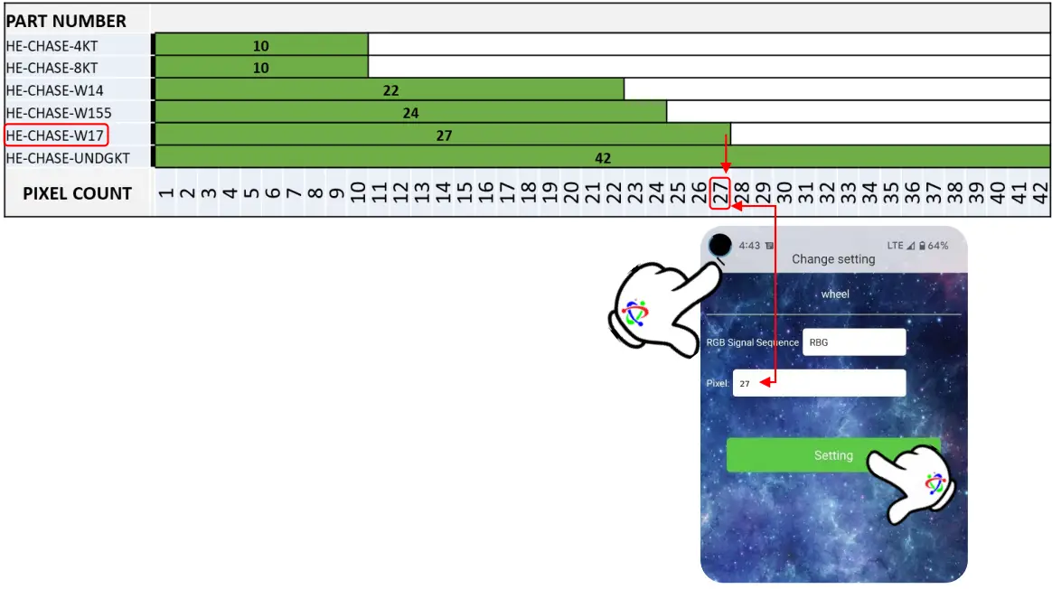 HEISE-HECHASE4KT-Metra-4-Piece-Chasing-LED-Rock-Lights-FIG-3