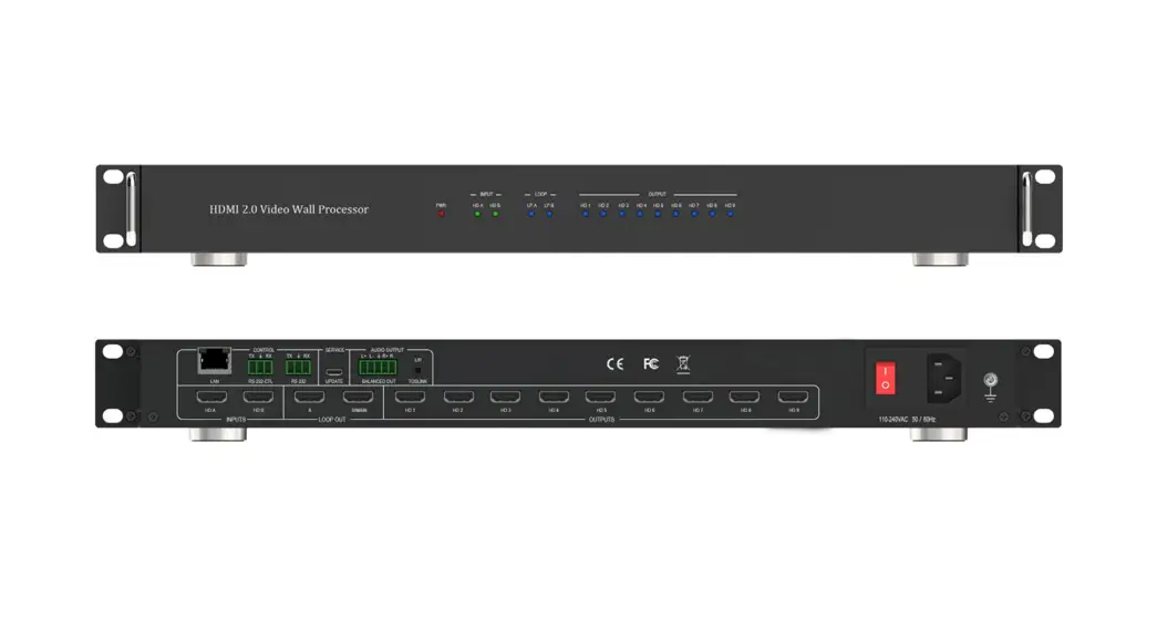 Paugge Ent-vwmx202x9 18 Gbps 2x9 Hdmi Video Wall Processor User Manual Paugge Ent-vwmx202x9 18 Gbps 2x9 Hdmi Video Wall Processor User Manual