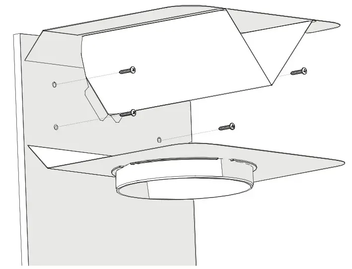 beko BHCB63640B 60cm Wall Mounted Cooker Hood - Installation of appliance 10