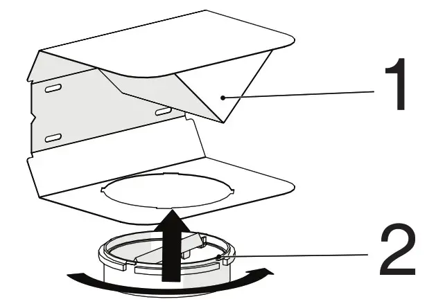 beko BHCB63640B 60cm Wall Mounted Cooker Hood - Installation of appliance 9