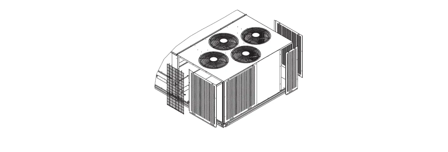 Goic Crlvhlgd017a00 Louvered Hail Guard Accessory Gas Heat-electric Cooling Electric Cooling And Heat Pump Instruction Manual