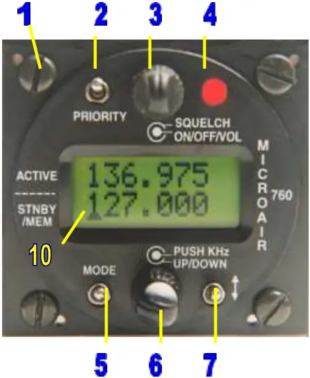 Microair Avionics M760 Transceiver A2