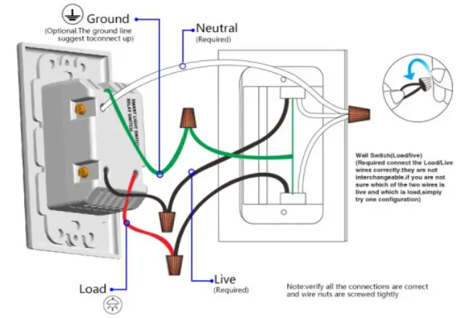 RoHS In-Wall Smart Switch - Installation Instruction 1