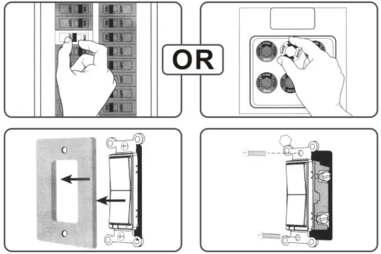 RoHS In-Wall Smart Switch - Switch wiring installation