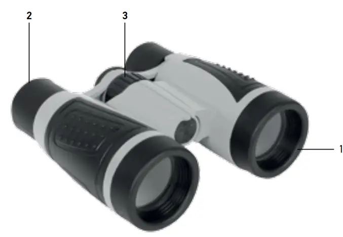 levenhuk WTT10 LabZZ Walkie Talkie and Binoculars Set - parts