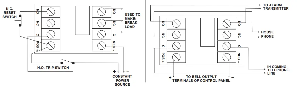 Altronix RBSNP Polarized Relay Module - fig2