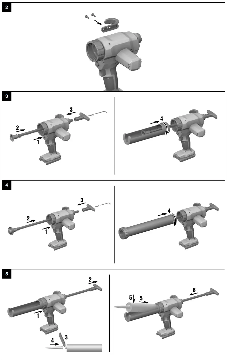 HILTI CD 4­22 Cordless Caulking Dispenser - 1