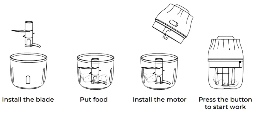 iGear ChopMix Vegetable Plus Fruit Chopper - Use 2