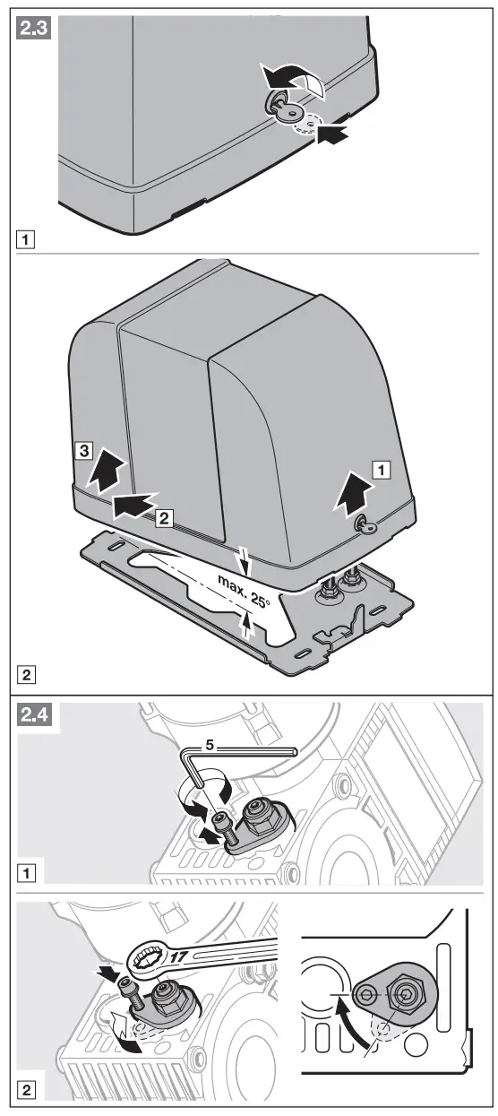 HORMANN Sliding Door Operator STA 500 FU for Entrance Gates - toothed track3