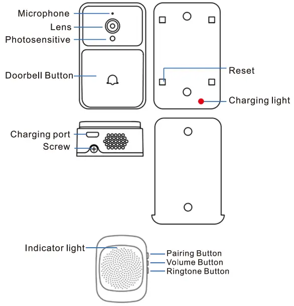 xiaomi M7 Wireless Door Bell - fig