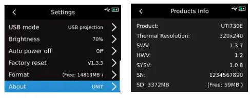 UNI-T UTi720E Professional Thermal Imager fig 33