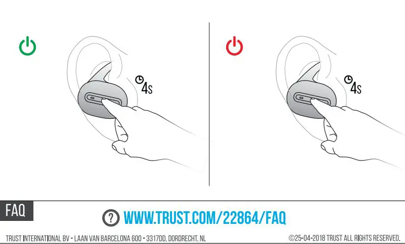 Trust URBAN Wire-Free Earphones 7