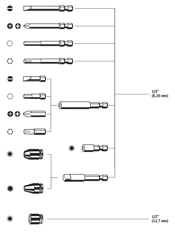 BOSCH GDR 12V-110, GDS 12V-115 Professional Cordless Impact Wrench - Fig 5