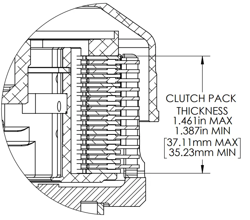 REKLUSE CoreManual TorqDrive for KX450 and KX250 2021 Bike Models - PARTS 7