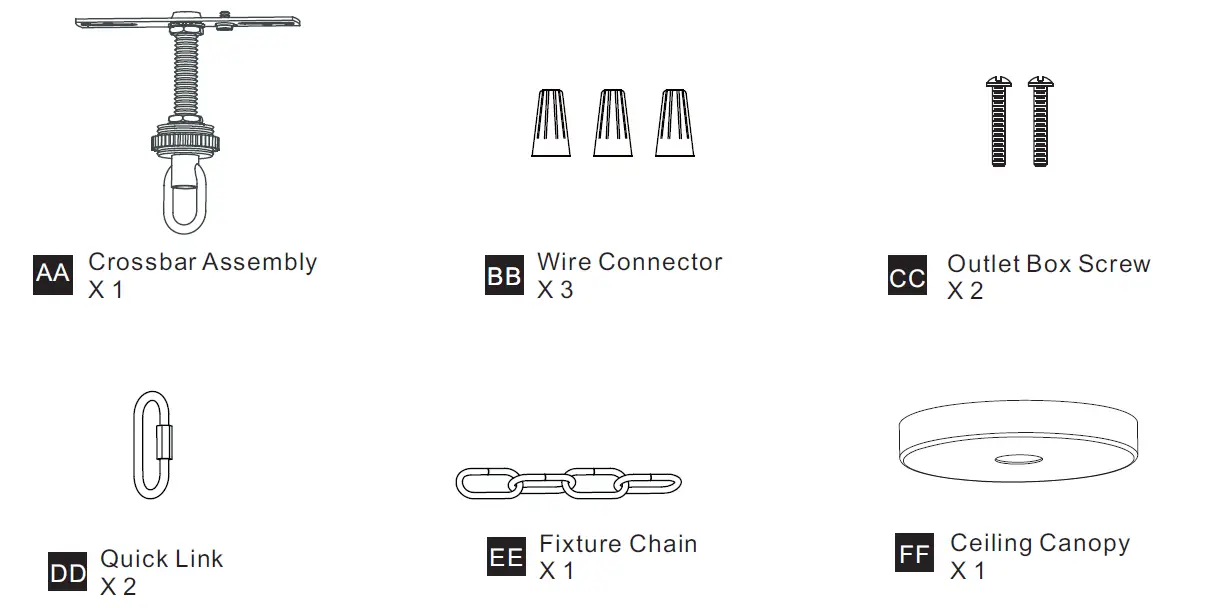 QUOIZEL-BGA5021BN-24-Inch-Brigitta-6-Light-Brushed-Nickel-Chandelier-Ceiling-Light-FIG-3