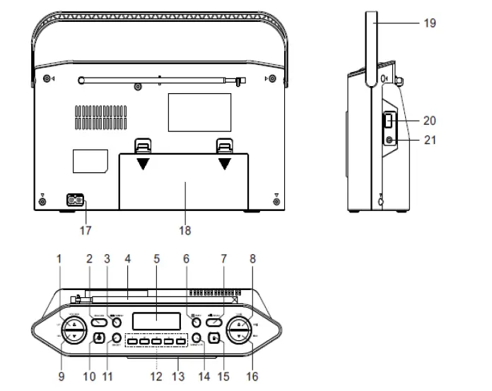 soundmaster-RCD1770-DAB+-FM-Radio-CD-MP3-Player-Portable-Rechargeable-Radio-fig-1