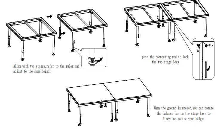 FM TRUSS FMSTAGE01 Aluminum Alloy Fast up Stage 4