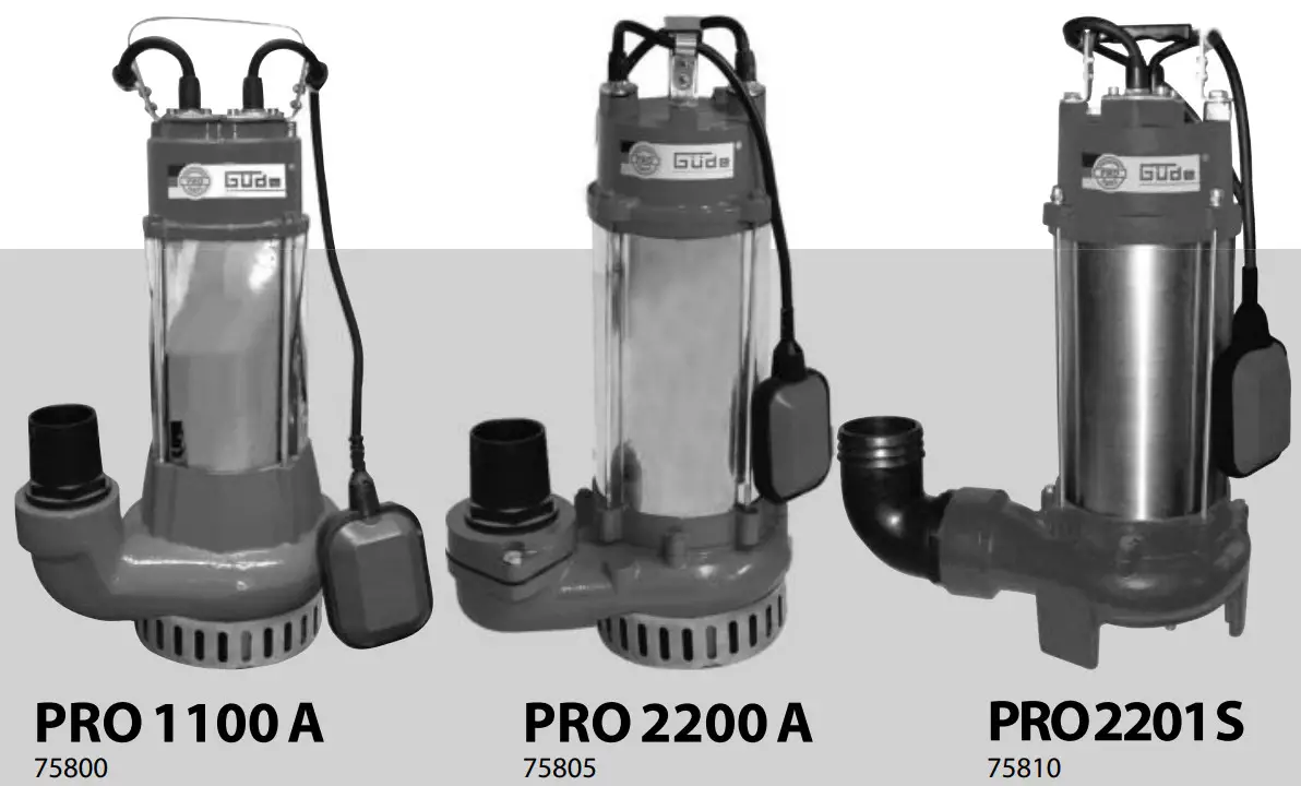 Gude Pro 1100 A Water Pump